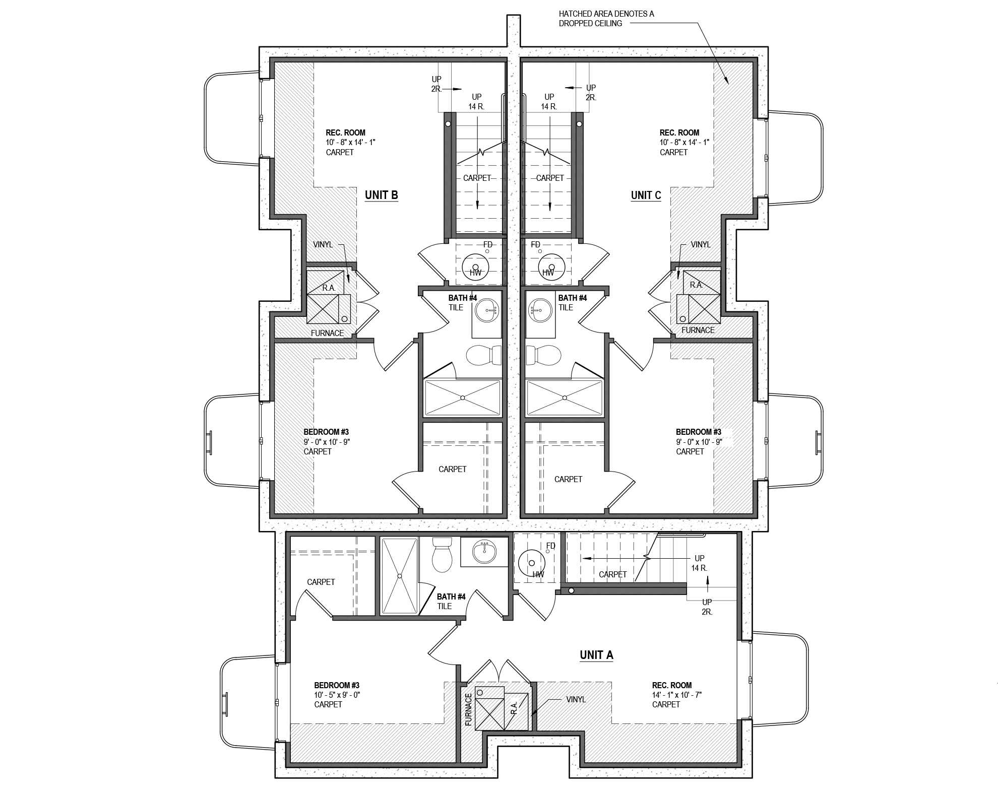 Finished Basement floor plan